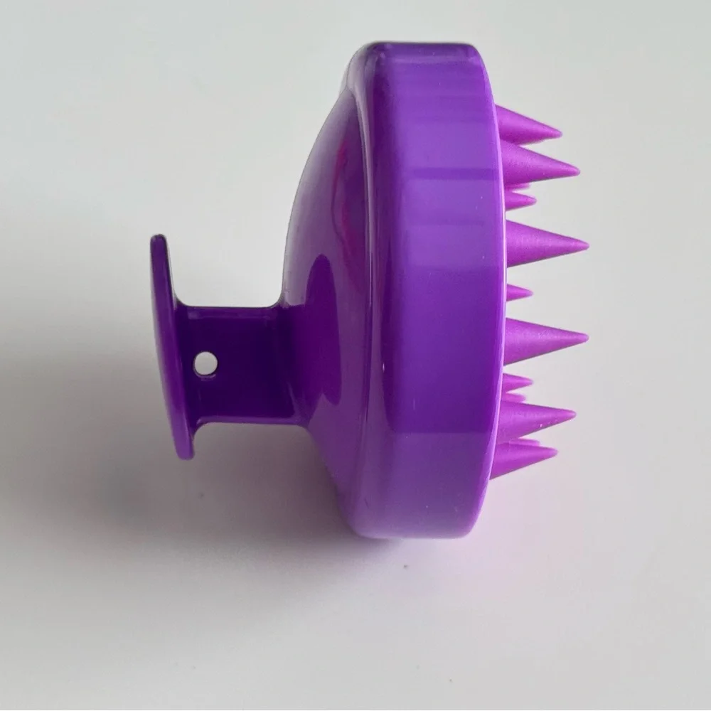 HEETA Purple Hair Scalp Massager Palm Shampoo Scrubber